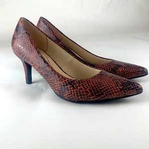 Women’s Lifestride SEVYN heel dress shoes leopard. Size 9m New no box no tags